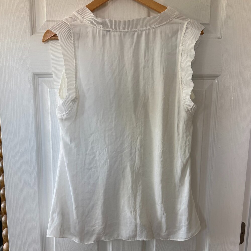 CAbi Style 5256 White Carmen Ruffle Top - Picture 5 of 7